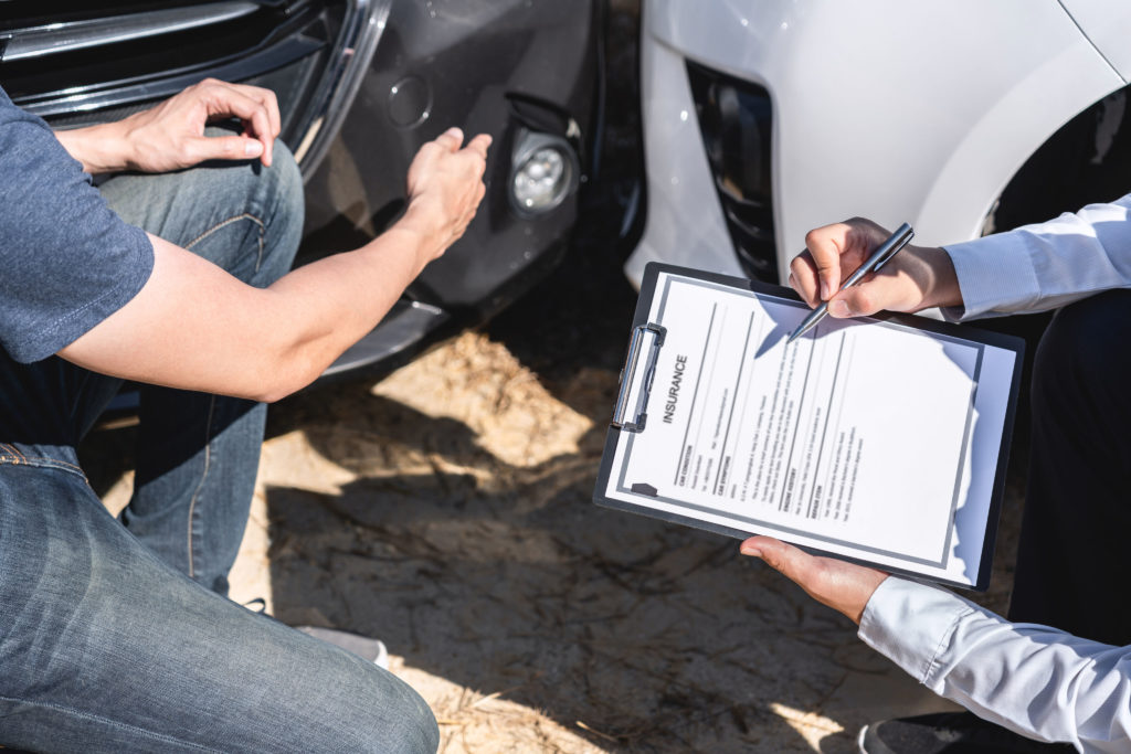 Claims procedure in case of a car accident